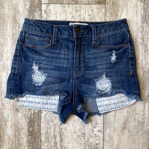 Mudd High Rise Jean Shorts